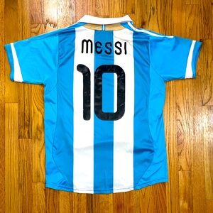 Argentina 2011/2012 Home Football Shirt Soccer Jersey Messi #10 Size Large